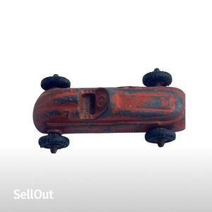 Vintage Midgetoy #7 Metal Race Car‎ Toy Collectible USA Made